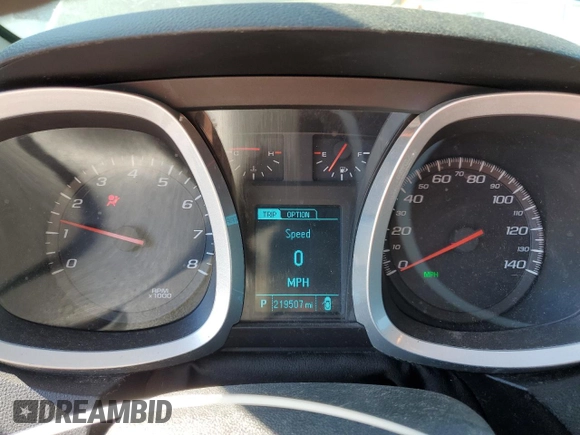 2013 Chevrolet Equinox LS with VIN 2GNALBEK3D6317924, listed as a Copart auction lot 49329195 with 219,507 mi miles and Clean Title. Bid and sale history available at carsss.com. Image 9.