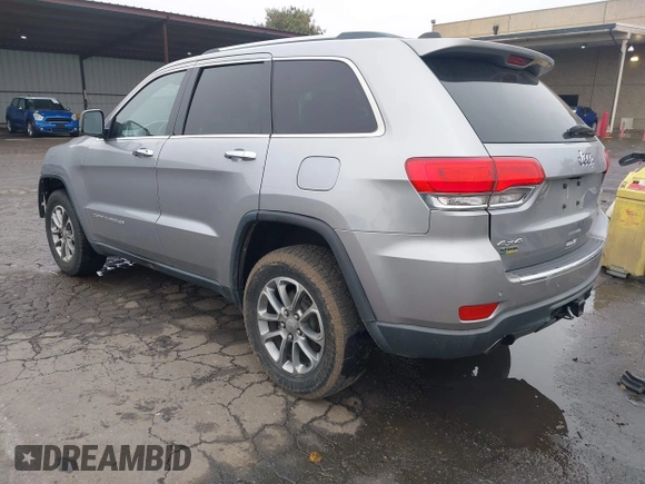 2014 Jeep Grand Cherokee Limited with VIN 1C4RJFBG7EC508814, listed as a IAAI auction lot 41118508 with 160,787 mi miles and . Bid and sale history available at DreamBid. Image 3.