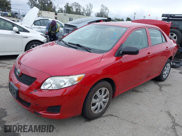 2009 Toyota Corolla with VIN JTDBL40E89J051515, listed as a IAAI auction lot 41744511 with 66,160 mi miles. Bid and sale history available at carsss.com. Image 2.