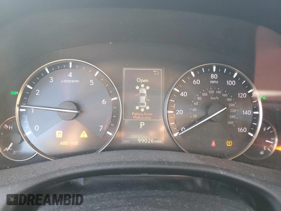 2016 Lexus GS 350 with VIN JTHBZ1BL8GA003341, listed as a Copart auction lot 74082904 with 99,026 mi miles and Salvage Title. Bid and sale history available at carsss.com. Image 9.