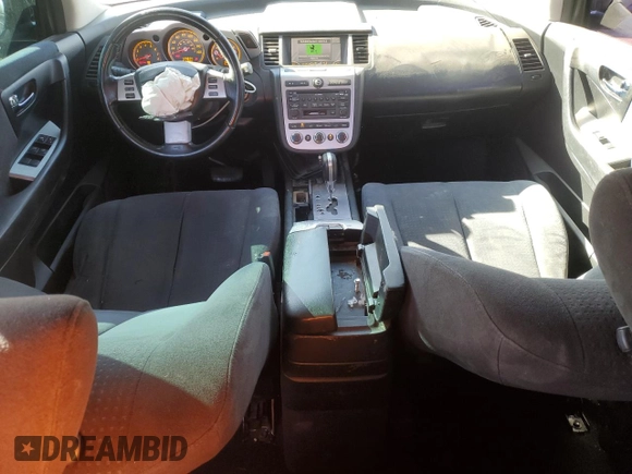2007 Nissan Murano SL with VIN JN8AZ08TX7W520436, listed as a Copart auction lot 85759104 with 124,874 mi miles and Salvage Title. Bid and sale history available at DreamBid. Image 8.