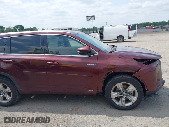 2018 Toyota Highlander Hybrid Limited with VIN 5TDDGRFH7JS046664, listed as a IAAI auction lot 42011413 with 81,374 mi miles and . Bid and sale history available at DreamBid. Image 19.