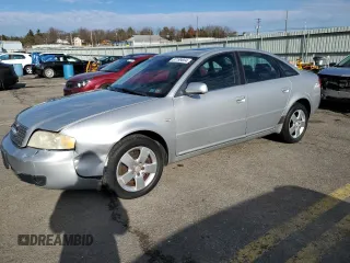 2002 Audi A6 with VIN WAULD64B82N096138, listed as a Copart auction lot 87199684 with 124,554 mi miles and Salvage Title. Bid and sale history available at carsss.com. Image 1.
