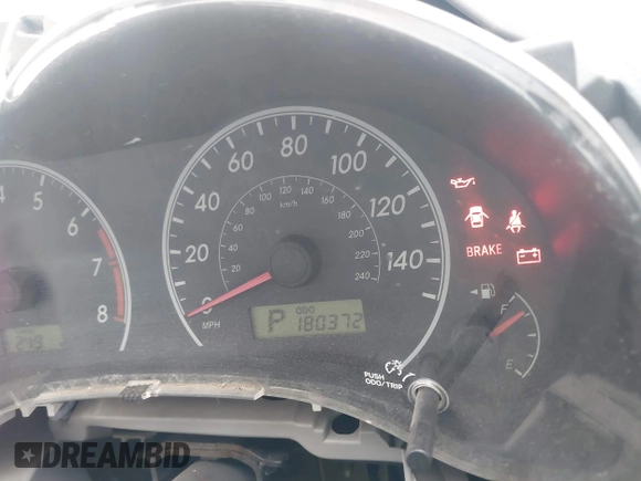 2010 Toyota Corolla with VIN 1NXBU4EE8AZ334503, listed as a IAAI auction lot 42044921 with 180,372 mi miles and . Bid and sale history available at DreamBid. Image 7.