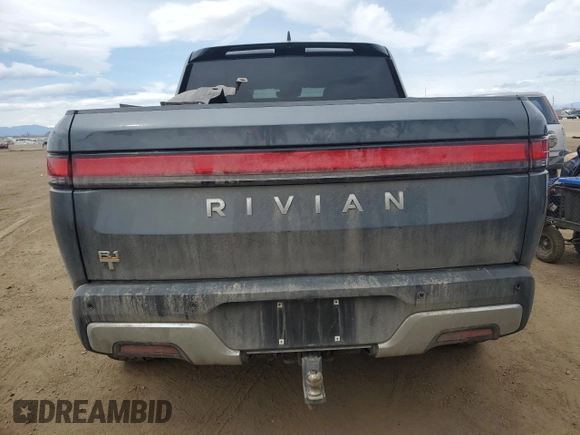 2023 Rivian R1T Adventure with VIN 7FCTGAAA3PN000801, listed as a Copart auction lot 51600895 with 19,486 mi miles and Salvage Title. Bid and sale history available at carsss.com. Image 6.