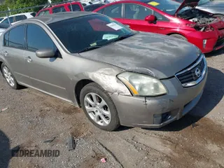 2007 Nissan Maxima 3.5 SE with VIN 1N4BA41E37C846712, listed as a IAAI auction lot 41990367 with 1 mi miles. Bid and sale history available at carsss.com. Image 1.