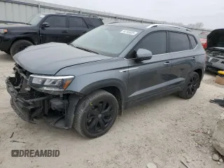 2023 Volkswagen Taos SE z VIN 3VVEX7B21PM318338, wystawiony jako Copart lot #44746925 z przebiegiem 37 843 mil mil oraz Szkoda całkowita • Salvage title. Historia ofert i sprzedaży dostępna na DreamBid. Obrazek 1.