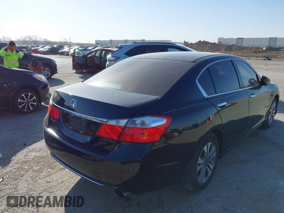 2015 Honda Accord LX with VIN 1HGCR2F30FA095213, listed as a IAAI auction lot 41831332 with 142,284 mi miles and . Bid and sale history available at DreamBid. Image 4.