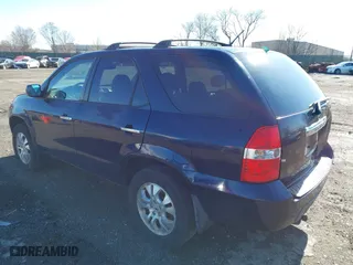 2003 Acura MDX Touring Pkg RES w/Navigation System with VIN 2HNYD18943H548920, listed as a IAAI auction lot 41850286 with 149,200 mi miles. Bid and sale history available at carsss.com. Image 3.