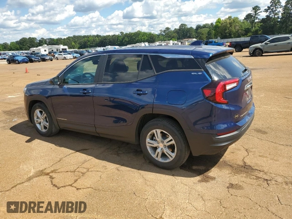 2022 GMC Terrain SLE with VIN 3GKALMEV1NL125272, listed as a Copart auction lot 55992085 with 70,096 mi miles and Salvage title. Bid and sale history available at DreamBid. Image 2.