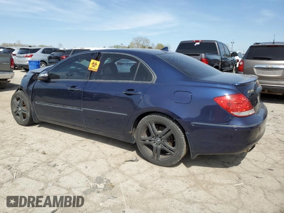 2005 Acura RL z VIN JH4KB16505C000595, wystawiony jako Copart lot #54083305 z przebiegiem Nie podano mil oraz Szkoda całkowita • Salvage title. Historia ofert i sprzedaży dostępna na DreamBid. Obrazek 2.