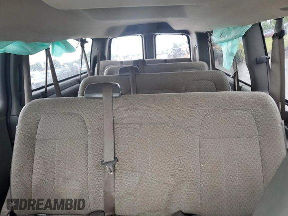 2020 Chevrolet Express Passenger LT with VIN 1GAZGPFG5L1188604, listed as a Copart auction lot 56283275 with 103,635 mi miles and Salvage title. Bid and sale history available at DreamBid. Image 10.