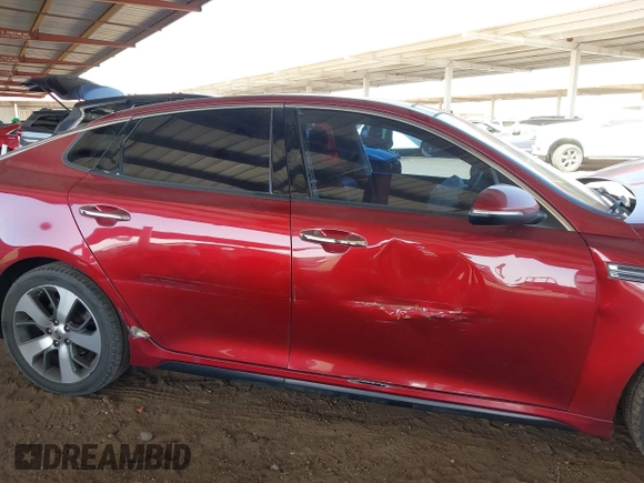 2019 Kia Optima LX with VIN 5XXGT4L31KG310064, listed as a IAAI auction lot 41703047 with 177,590 mi miles. Bid and sale history available at carsss.com. Image 13.