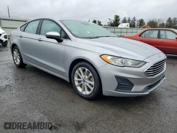 2020 Ford Fusion SE with VIN 3FA6P0HD3LR142902, listed as a Copart auction lot 51999185 with 43,220 mi miles and Salvage Title. Bid and sale history available at carsss.com. Image 4.