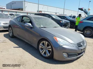 2012 Hyundai Genesis Coupe 3.8 Grand Touring with VIN KMHHU6KH5CU065612, listed as a IAAI auction lot 42021893 with 1 mi miles. Bid and sale history available at carsss.com. Image 1.