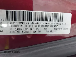 2017 Dodge Grand Caravan SE z VIN 2C4RDGBG3HR618462, wystawiony jako IAAI lot #42234091 z przebiegiem 200 677 mil mil oraz . Historia ofert i sprzedaży dostępna na DreamBid. Obrazek 9.