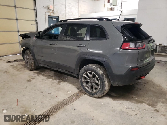2022 Jeep Cherokee Trailhawk с VIN 1C4PJMBX3ND542805, выставлен на аукционе Copart как лот 54838505 с пробегом 44 692 миль миль и Чистый • Clean title. История ставок и продаж доступна на DreamBid. Изображение 2.