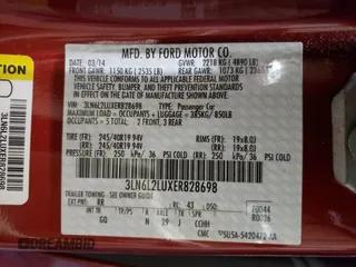 2014 Lincoln MKZ Hybrid with VIN 3LN6L2LUXER828698, listed as a Copart auction lot 52530265 with 90,601 mi miles and Salvage Title. Bid and sale history available at DreamBid. Image 12.
