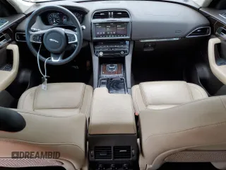 2020 Jaguar F-Pace 25t Prestige with VIN SADCK2FX8LA623683, listed as a Copart auction lot 49636174 with 56,973 mi miles and Salvage title. Bid and sale history available at DreamBid. Image 8.