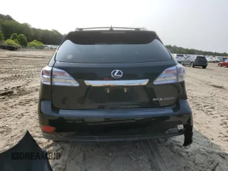 2011 Lexus RX 450h with VIN JTJBC1BAXB2032275, listed as a Copart auction lot 58823935 with 108,690 mi miles and Salvage title. Bid and sale history available at DreamBid. Image 6.