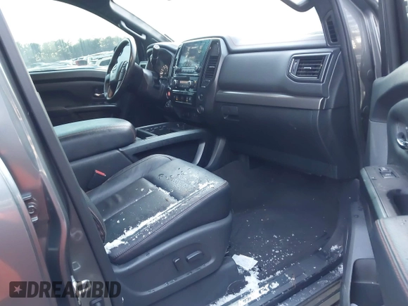 2021 Nissan Titan Pro-4X with VIN 1N6AA1ED0MN504654, listed as a IAAI auction lot 41240824 with 68,533 mi miles and . Bid and sale history available at DreamBid. Image 5.