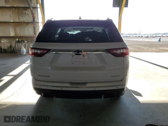 2019 Chevrolet Traverse Premier z VIN 1GNERKKW6KJ175642, wystawiony jako Copart lot #57621745 z przebiegiem 109 562 mil mil oraz Szkoda całkowita • Salvage title. Historia ofert i sprzedaży dostępna na DreamBid. Obrazek 6.