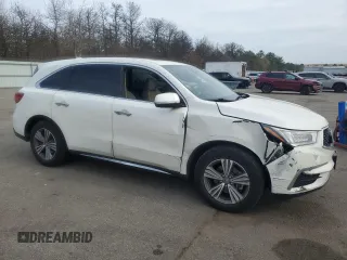2019 Acura MDX with VIN 5J8YD4H39KL036141, listed as a Copart auction lot 53975845 with 93,346 mi miles and Salvage Title. Bid and sale history available at carsss.com. Image 4.