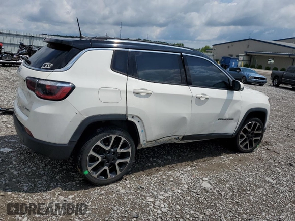 2017 Jeep Compass Limited z VIN 3C4NJDCB9HT688277, wystawiony jako Copart lot #56498515 z przebiegiem 76 960 mil mil oraz Szkoda całkowita • Salvage title. Historia ofert i sprzedaży dostępna na DreamBid. Obrazek 3.
