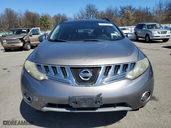 2009 Nissan Murano SL with VIN JN8AZ18W79W140649, listed as a Copart auction lot 51017184 with 135,056 mi miles and Salvage Title. Bid and sale history available at carsss.com. Image 5.
