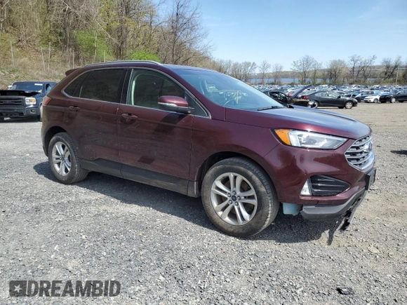 2019 Ford Edge SEL with VIN 2FMPK4J9XKBB78766, listed as a Copart auction lot 53494335 with 174,171 mi miles and Salvage Title. Bid and sale history available at carsss.com. Image 4.