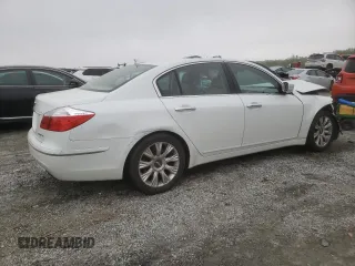 2009 Hyundai Genesis with VIN KMHGC46E29U039092, listed as a Copart auction lot 51525935 with 83,191 mi miles and Salvage Title. Bid and sale history available at DreamBid. Image 3.