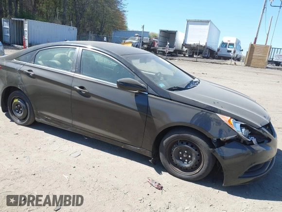 2011 Hyundai Sonata GLS with VIN 5NPEB4AC8BH107237, listed as a IAAI auction lot 42082252 with 168,246 mi miles and . Bid and sale history available at carsss.com. Image 1.