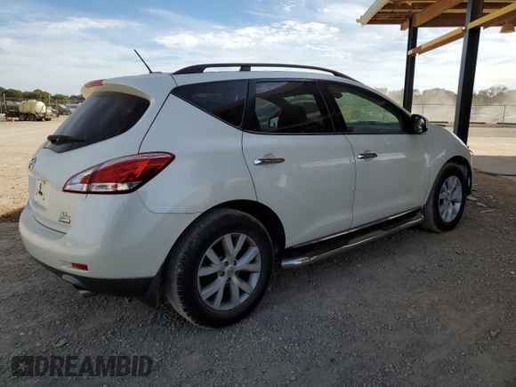 2012 Nissan Murano SV with VIN JN8AZ1MW7CW207439, listed as a Copart auction lot 55770435 with 208,782 mi miles and Salvage Title. Bid and sale history available at carsss.com. Image 3.
