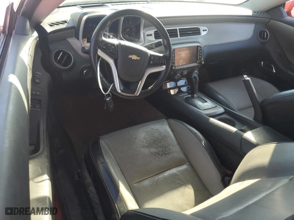 2013 Chevrolet Camaro LT with VIN 2G1FC1E36D9204624, listed as a Copart auction lot 43595405 with 172217 miles and Salvage Title. Bid and sale history available at carsss.com. Image 8.