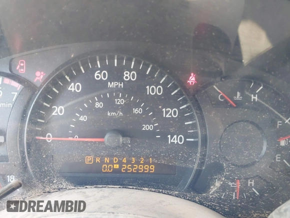 2004 Nissan Titan LE with VIN 1N6AA07AX4N550974, listed as a IAAI auction lot 41540911 with 252,999 mi miles and . Bid and sale history available at DreamBid. Image 7.