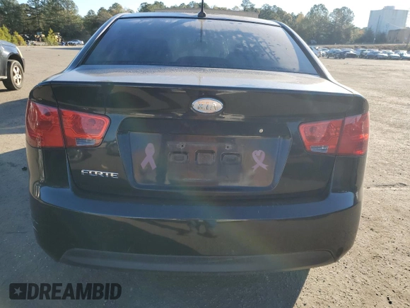 2011 Kia Forte LX with VIN KNAFT4A28B5370253, listed as a Copart auction lot 81020754 with 0 mi miles and Salvage Title. Bid and sale history available at carsss.com. Image 6.