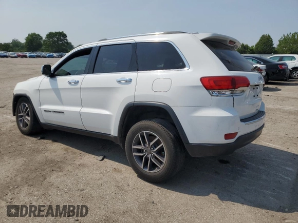 2019 Jeep Grand Cherokee Limited with VIN 1C4RJEBG5KC643232, listed as a Copart auction lot 58371565 with 106,423 mi miles and Salvage title. Bid and sale history available at DreamBid. Image 2.