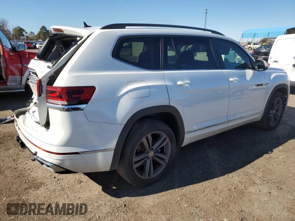 2021 Volkswagen Atlas SE with VIN 1V2PR2CA3MC562630, listed as a Copart auction lot 36489233 with 41,996 mi miles and Salvage title. Bid and sale history available at DreamBid. Image 3.