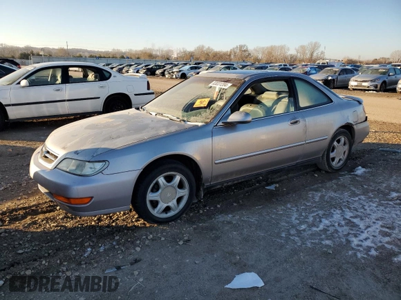 1997 Acura CL z VIN 19UYA1256VL005063, wystawiony jako Copart lot #83031204 z przebiegiem 120 250 mil mil oraz Szkoda całkowita • Salvage title. Historia ofert i sprzedaży dostępna na DreamBid. Obrazek 1.
