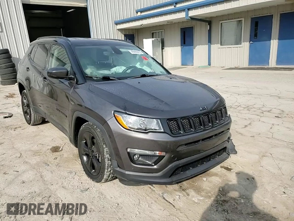 2018 Jeep Compass Altitude with VIN 3C4NJDBB8JT433658, listed as a Copart auction lot 48886815 with Not Provided miles and Salvage Title. Bid and sale history available at carsss.com. Image 12.