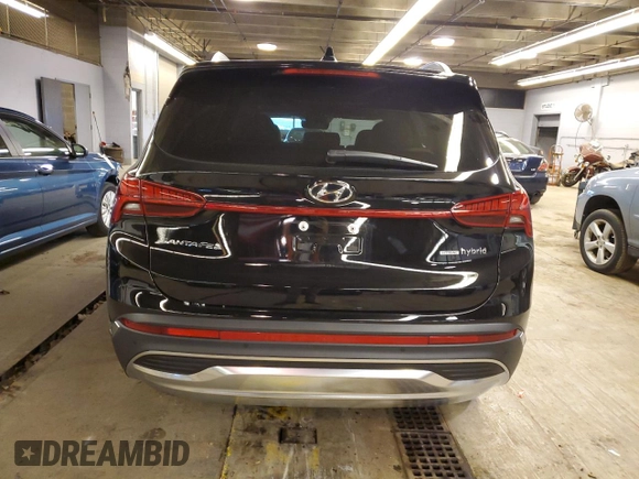 2023 Hyundai Santa Fe Hybrid Limited with VIN 5NMS5DA17PH022919, listed as a Copart auction lot 46704944 with 1,809 mi miles. Bid and sale history available at carsss.com. Image 6.
