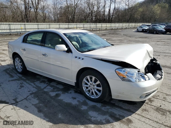2011 Buick Lucerne CXL with VIN 1G4HC5EM2BU114933, listed as a Copart auction lot 51958755 with 102,936 mi miles and Salvage Title. Bid and sale history available at carsss.com. Image 4.