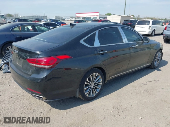 2015 Hyundai Genesis 3.8L with VIN KMHGN4JE7FU089628, listed as a IAAI auction lot 41909334 with 212,262 mi miles. Bid and sale history available at carsss.com. Image 4.