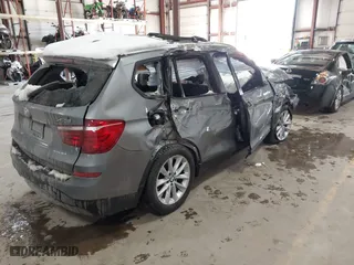 2015 BMW X3 xDrive28i with VIN 5UXWX9C51F0D52919, listed as a IAAI auction lot 41505111 with 1 mi miles. Bid and sale history available at carsss.com. Image 4.