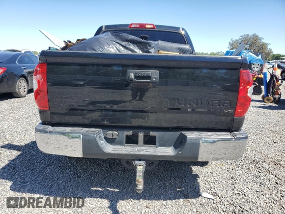 2018 Toyota Tundra 2WD SR5 with VIN 5TFEY5F10JX240993, listed as a Copart auction lot 50127005 with 202,205 mi miles and Salvage Title. Bid and sale history available at carsss.com. Image 6.