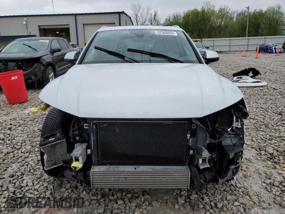2020 Audi SQ5 Premium Plus with VIN WA1B4AFY3L2019337, listed as a Copart auction lot 52568604 with 50,777 mi miles and . Bid and sale history available at DreamBid. Image 5.