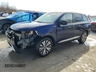 2020 Mitsubishi Outlander ES with VIN JA4AD2A36LZ017814, listed as a Copart auction lot 42406115 with 129,832 mi miles and Salvage Title. Bid and sale history available at carsss.com. Image 1.