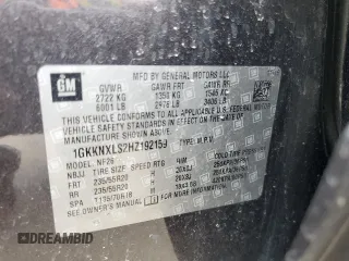 2017 GMC Acadia Denali z VIN 1GKKNXLS2HZ192159, wystawiony jako Copart lot #54063585 z przebiegiem 75 450 mil mil oraz Szkoda całkowita • Salvage title. Historia ofert i sprzedaży dostępna na DreamBid. Obrazek 14.