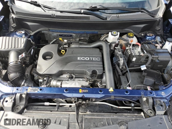 2022 Chevrolet Equinox LT with VIN 3GNAXKEV4NL228648, listed as a Copart auction lot 50583695 with 34,772 mi miles and Salvage Title. Bid and sale history available at DreamBid. Image 12.