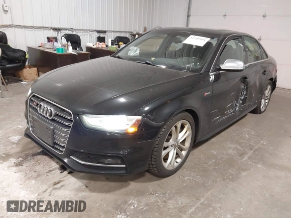 2014 Audi S4 Premium Plus with VIN WAUDGAFL9EA119216, listed as a IAAI auction lot 41225951 with 149,496 mi miles. Bid and sale history available at carsss.com. Image 2.
